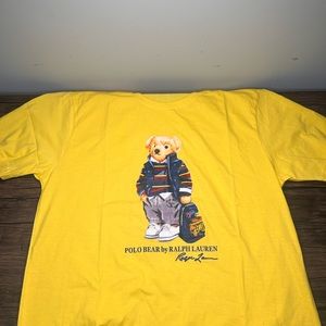 Ralph Lauren Polo basketball bear 90s XL
